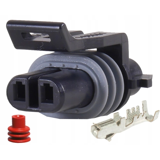WTYK ZLACZE 2 PIN 0,35-1,0 mm2 METRI PACK 150 BLAC