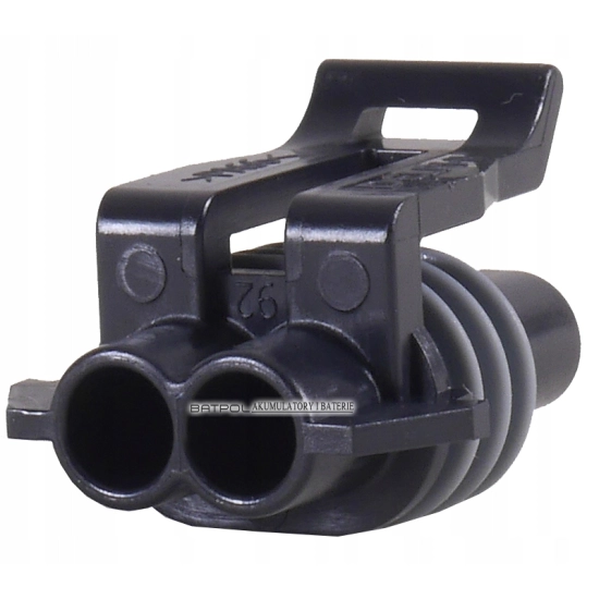 WTYK ZLACZE 2 PIN 0,35-1,0 mm2 METRI PACK 150 BLAC