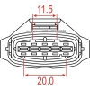 WTYK WTRYSKIWACZA Z/5 BOSCH 5PIN 1928404221 JPT
