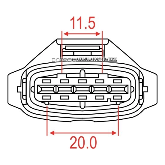 WTYK WTRYSKIWACZA Z/5 BOSCH 5PIN 1928404221 JPT