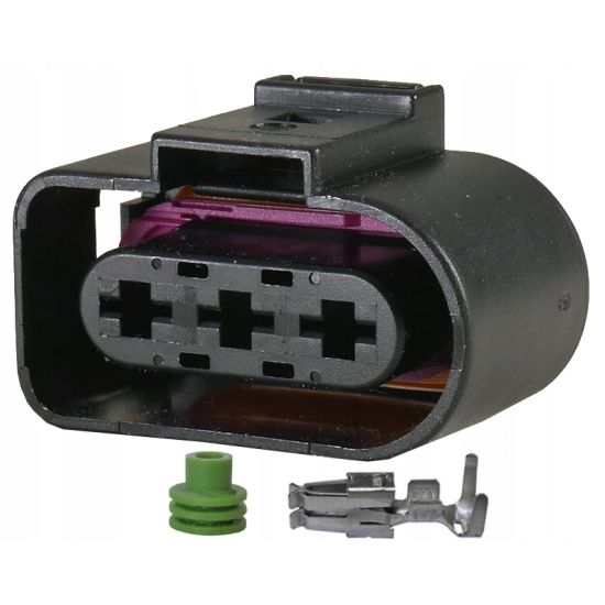 KOSTKA GNIAZDO ZLACZE 1J0973753 VW 4,8 3PIN 4,0mm2