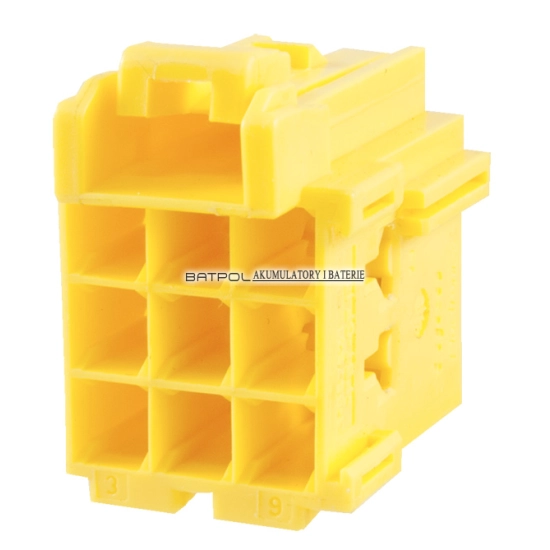 GNIAZDO 9 PIN ZLACZE WTYK SCANIA AMP TYCO DAMSKA