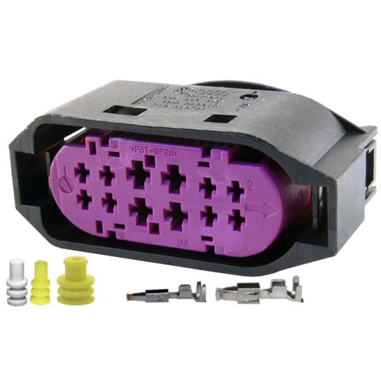 1J0941165 WTYK 12 PIN KOSTKA XENON LAMPY VW AUDI