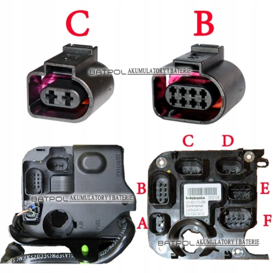WIAZKA WEBASTO THERMO TOP V PRZEWOD WTYCZKI TTV