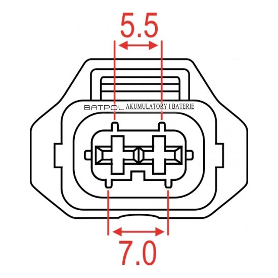 WTYK WTRYSKIWACZA Z/2 TYP BOSCH 2PIN 1928403698