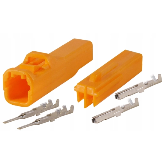 2 PIN ZLACZE KOSTKA WTYK GNIAZDO MOTOCYKLOWE POM1