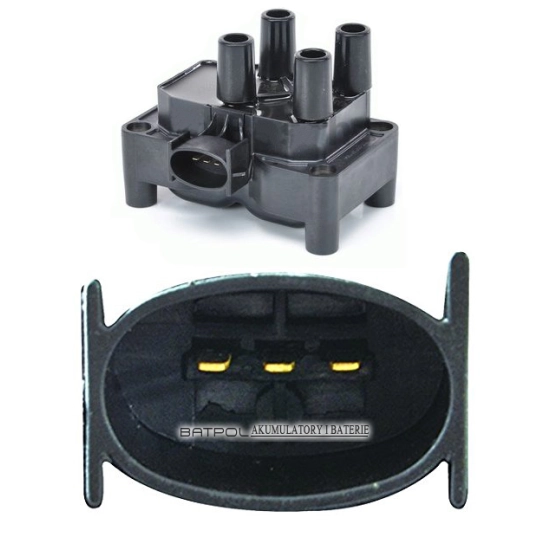 KOSTKA WTYK CEWKI BERU ZS 350 0040100350 FORD MK