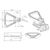 RACZKA UCHWYT MOCOWANIE ANDERSON SB175A SB350A