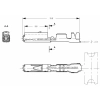 KONEKTOR PIN ZENSKI VW MQS 0,5-0,75 mm2 000979009E