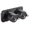 2 X GNIAZDO ZAPALNICZKI 12/24V 20A RAMKA