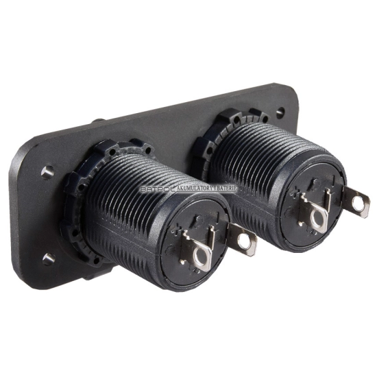 2 X GNIAZDO ZAPALNICZKI 12/24V 20A RAMKA