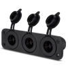 3 X GNIAZDO ZAPALNICZKI 12/24V 20A RAMKA