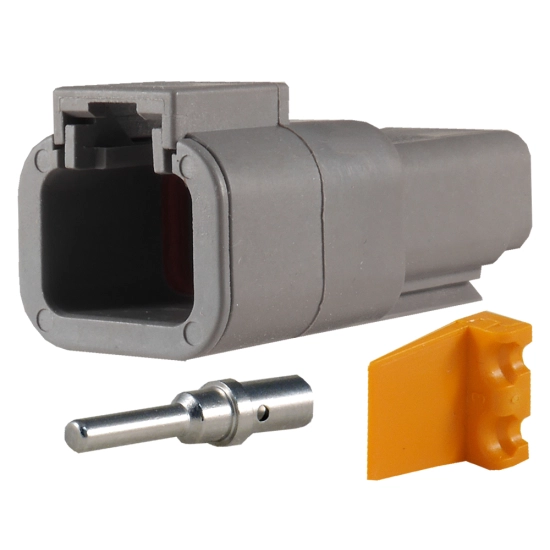 DEUTSCH DTP 2 PIN KOSTKA ZLACZE 2-3mm2 MESKA