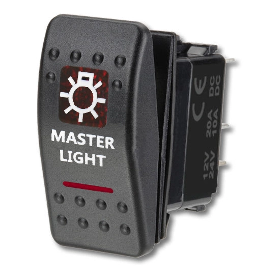 CARLING PRZELACZNIK IP68 WLACZNIK LED 12-24V 20A