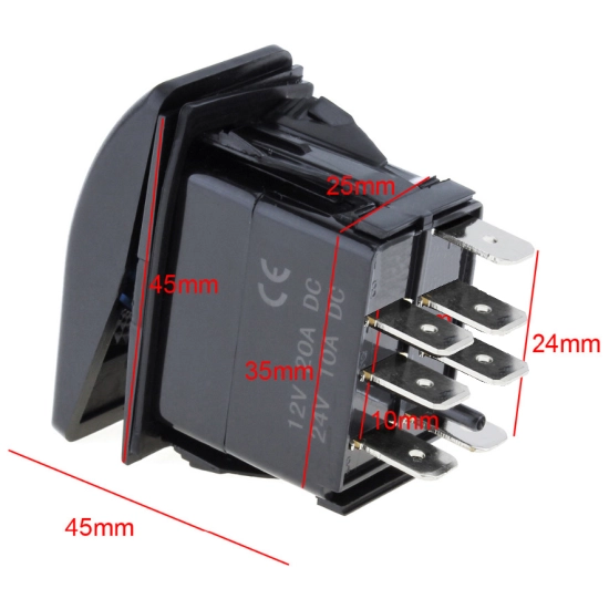 CARLING PRZELACZNIK IP68 WLACZNIK LED 12-24V 20A