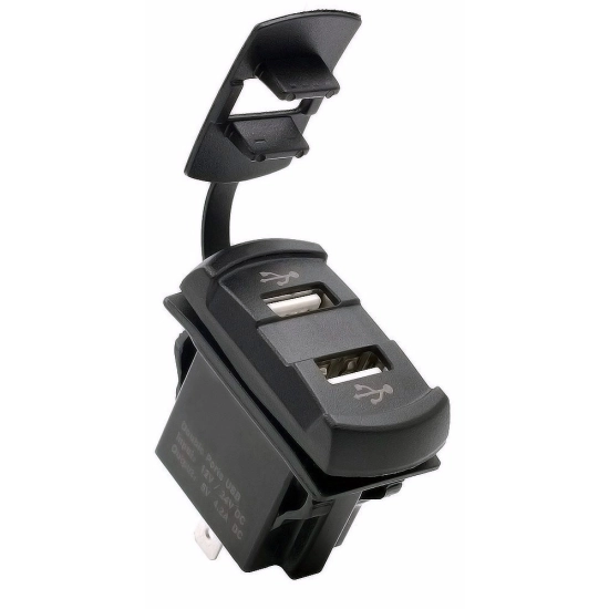 USB 4,2A SAMOCHODOWA LADOWARKA 12V WOLTOMIERZ P