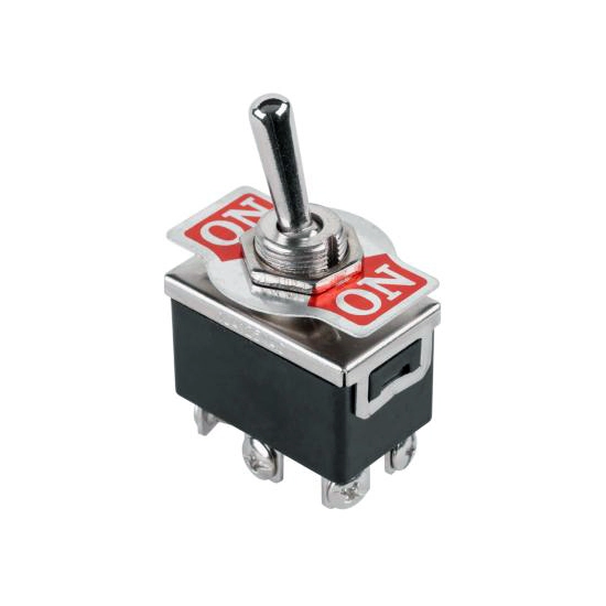 PRZELACZNIK 6 PIN METAL ON/ON 12-230V TS-602