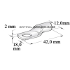 KONEKTOR OCZKOWY M8 FI8 KABEL 35 MM2 1SZT F-VAT DL