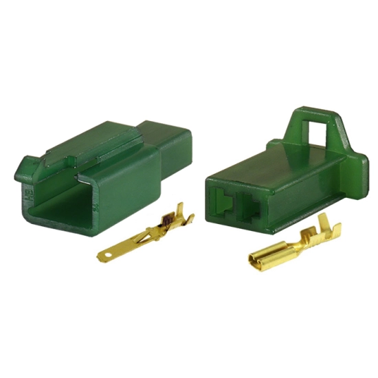ZLACZE KOSTKA WTYK GNIAZDO MOTOCYKLOWE MTW 2PIN Z