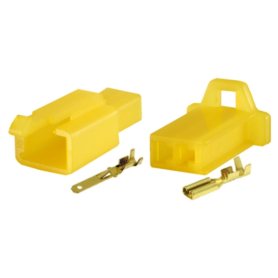 ZLACZE KOSTKA WTYK GNIAZDO MOTOCYKLOWE MTW 2PIN Y