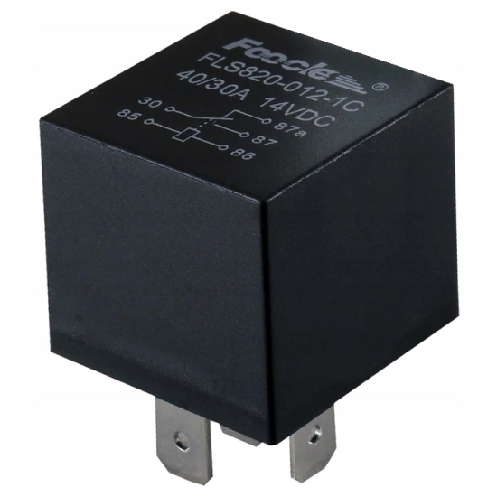 PRZEKAZNIK SAMOCHODOWY 12V 40/30A 5 PIN SZCZELNY