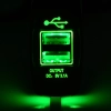 USB 5V 3,1A GNIAZDO LADOWARKA 12V PANELOWA Z