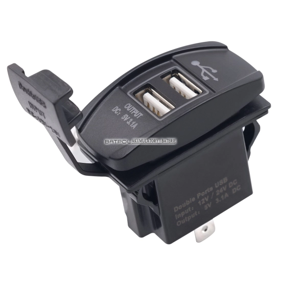 USB 5V 3,1A GNIAZDO LADOWARKA 12V PANELOWA P