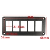RAMKA PANEL ALUMINIUM CARLING PRZELACZNIK X5