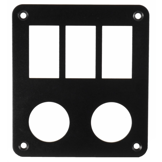 RAMKA PANEL ALUMINIUM CARLING PRZELACZNIK X3 + USB