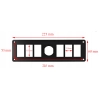 RAMKA PANEL ALUMINIUM CARLING PRZELACZNIK X6 + USB