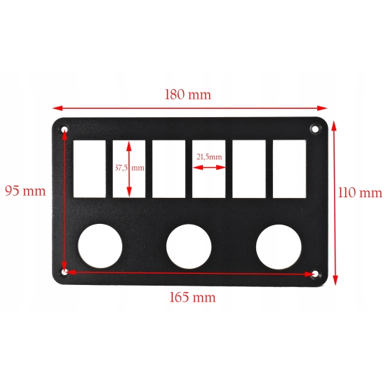 RAMKA PANEL ALUMINIUM CARLING PRZELACZNIK X6 + USB