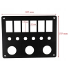 RAMKA PANEL ALUMINIUM CARLING PRZELACZNIK X6 + USB
