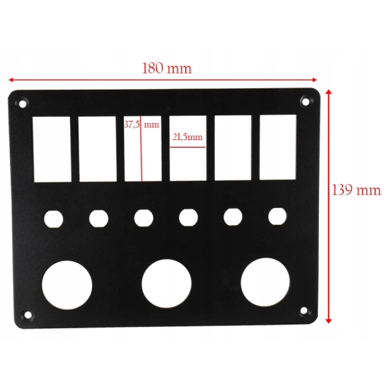 RAMKA PANEL ALUMINIUM CARLING PRZELACZNIK X6 + USB