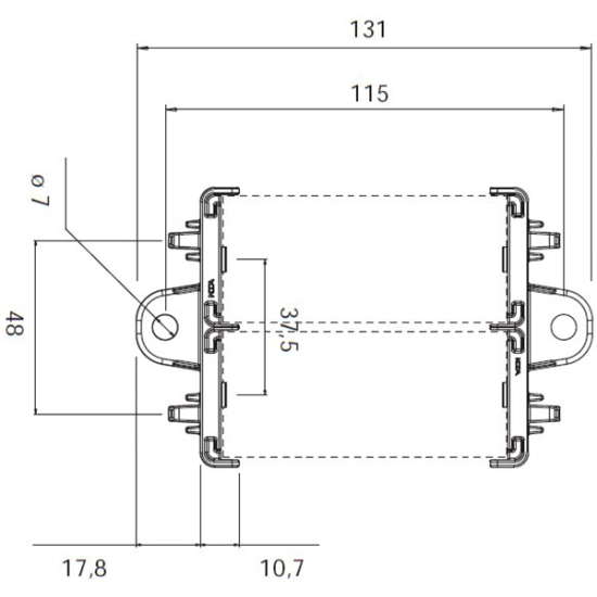 MOCOWANIE ŁĄCZNIK MODUŁ MODUŁU MTA 0100699 NOGA x2