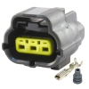 GNIAZDO ZENSKIE ECONOSEAL 3 PIN ZLACZE KOSTKA
