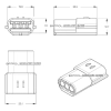 WTYK MESKI ECONOSEAL 3 PIN ZLACZE KOSTKA