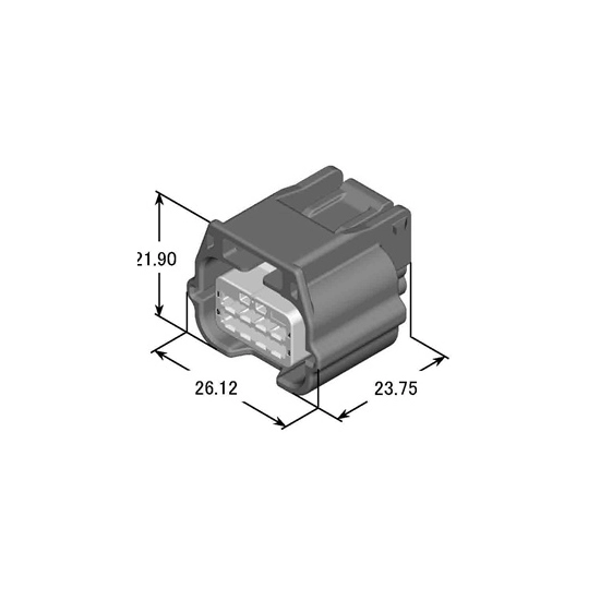 WTYK 8 PIN RH RENAULT CITROEN PEUGEOT CZUJNIK PDC