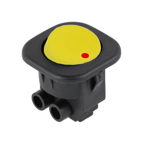 PRZELACZNIK WLACZNIK ON-OFF 6A 250VAC ŻÓŁTY