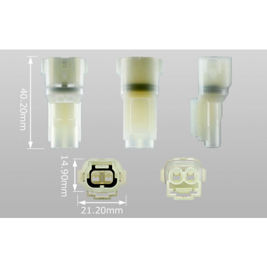 GNIAZDO HM 2 PIN SUMITOMO MOTOCYKLE KOSTKA ZLACZE