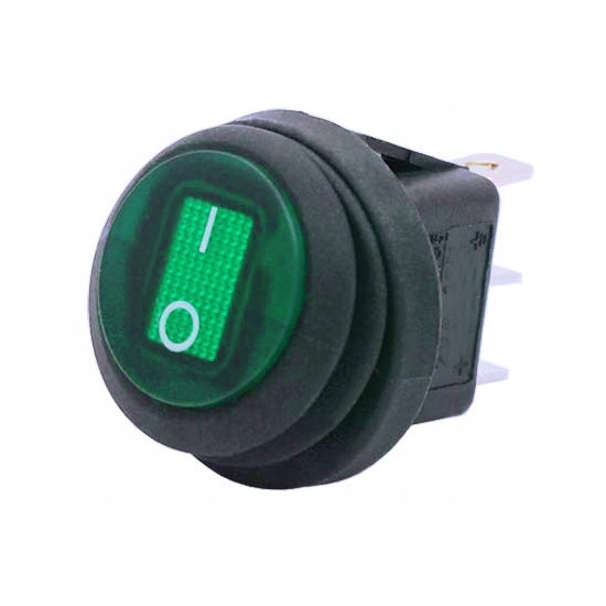 WŁĄCZNIK PRZEŁĄCZNIK HERMETYCZNY 12V IP65 GREEN