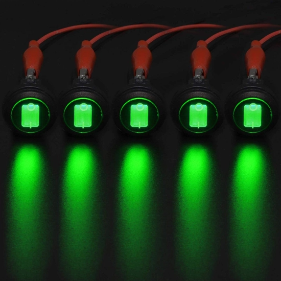 WŁĄCZNIK PRZEŁĄCZNIK HERMETYCZNY 12V IP65 GREEN