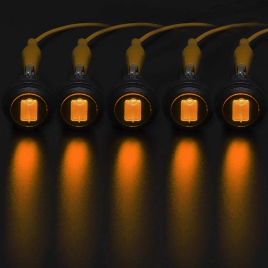 WŁĄCZNIK PRZEŁĄCZNIK HERMETYCZNY 12V IP65 ORANGE