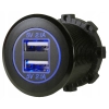 USB 5V 4,2A GNIAZDO ŁADOWARKA METALOWA 12V CZAR