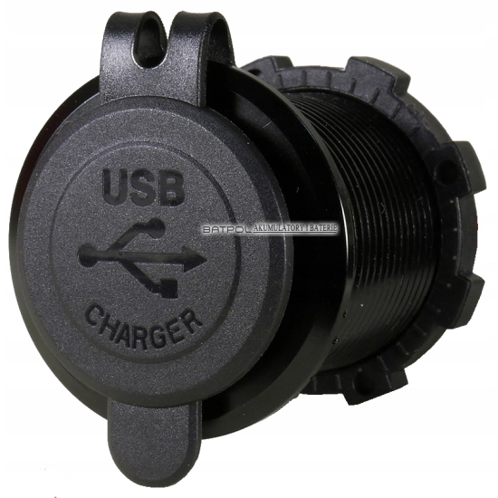USB 5V 4,2A GNIAZDO ŁADOWARKA METALOWA 12V CZAR