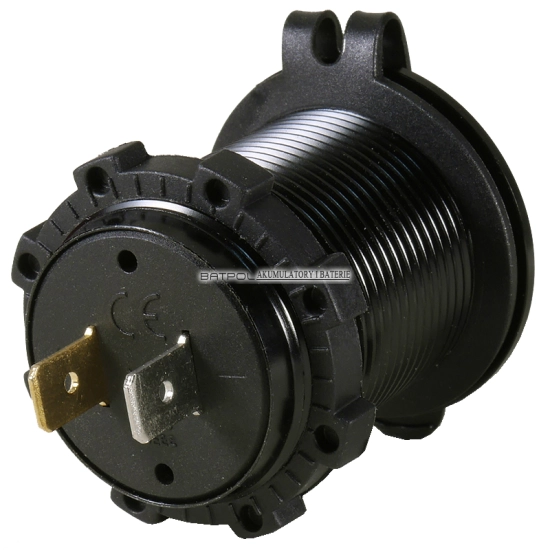 USB 5V 4,2A GNIAZDO ŁADOWARKA METALOWA 12V CZAR