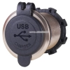 USB 5V 4,2A GNIAZDO ŁADOWARKA METALOWA 12V ZŁOTY