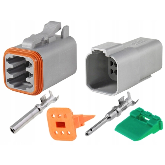 KOSTKA ZLACZE 1-2mm2 MADE IN USA DEUTSCH DT 6 PIN
