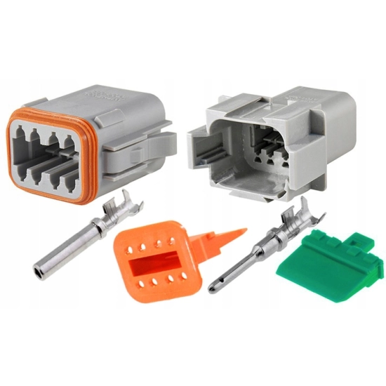 KOSTKA ZLACZE 1-2mm2 MADE IN USA DEUTSCH DT 8 PIN