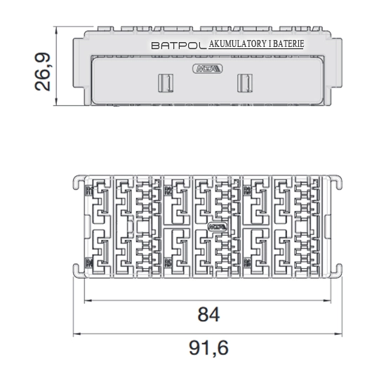 MODUŁ MTA 0101484 SKRZYNKA GNIAZDO 6x PRZEKAZNIK