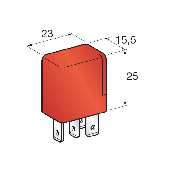 PRZEKAZNIK MIKRO ZWIERNY 12V 30A FIAT LANCIA ALFA